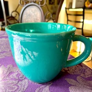 Pioneer Woman Solid Teal Turquoise Coffee Mug